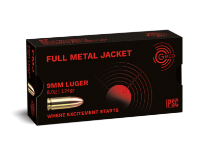 Geco 9mm 124gr Fmj 1000st